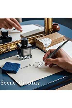 Çizim seti, geçmeli divit tutucu, manga, anime, karikatür çizim seti, paslanmaz çelik set-6 parça