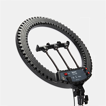 Lopard 43cm Işıklı Telefon Tutucu Ring Light — 112 LED, 2900–6500K, Uzaktan Kumanda, USB Şarjlı