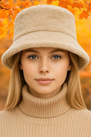 Tezzgelsin Kadın Ayarlanabilir Peluş Bucket Kova Şapka