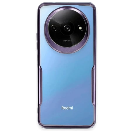 Xiaomi Redmi A3 4G Kılıf Boyi Silikon Kapak - Derin Mor