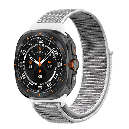 Gpack Samsung Galaxy Watch Ultra 47mm Kordon CırtCırt Kumaş Ayarlanabilir
