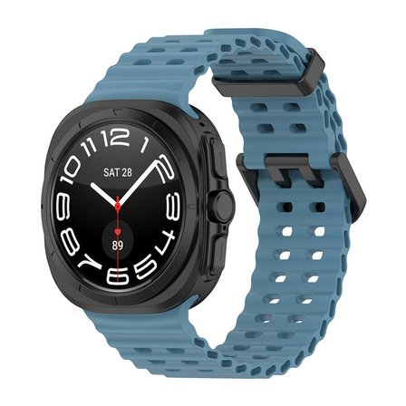 Gpack Samsung Galaxy Watch Ultra 47mm Kordon Tırtıklı Tasarım Silikon KRD118
