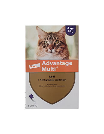 Elanco (Bayer) Advantage Multi 0.8Ml 3 Pipet SKT:12.25