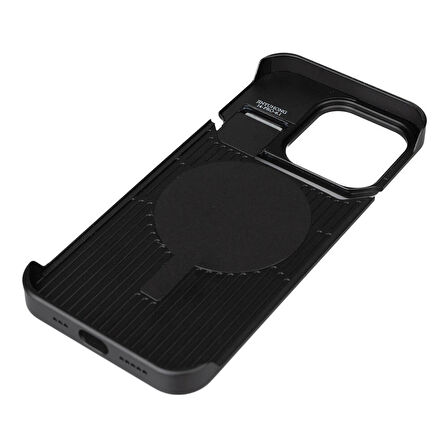 Gpack Apple iPhone 14 Pro Max Kılıf Magsafeli Mekanizmalı Koku Hazneli Mostar Kapak