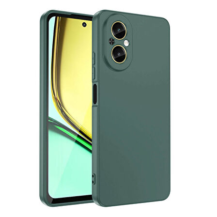Gpack Realme 12 Lite Kılıf Mara Lansman Silikon Mat Soft Kamera Korumalı