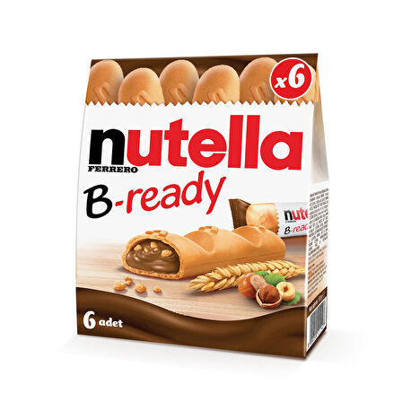 Nutella Biscuits 304 gr ve Bready 132 Gr 2 li Paket