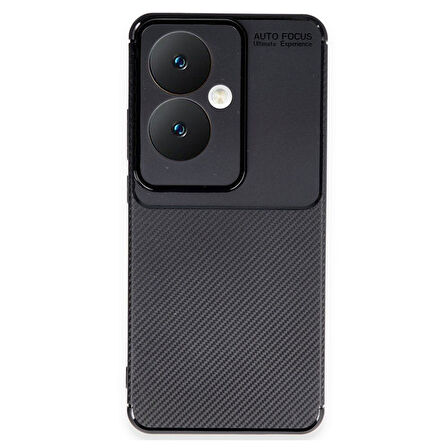 Gpack Oppo Reno 11F Kılıf Negro Karbon Kamera Korumalı Silikon