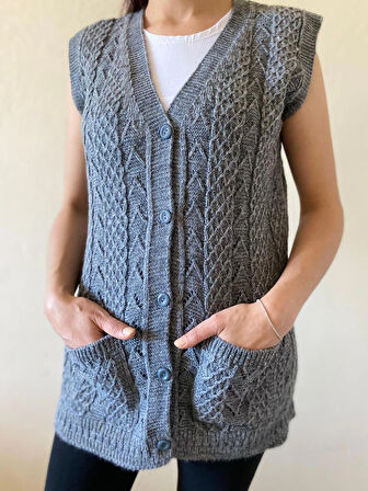 Çift cepli Anne Yeleği