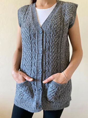 Çift cepli Anne Yeleği