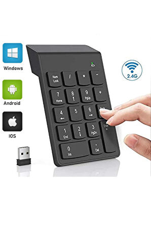 Corcoz Kablosuz Wireless Mini Numerik Klavye Keypad - CZ81