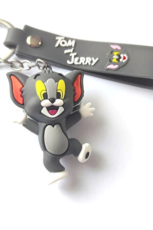 Corcoz Tom Ve Jerry Anahtarlığı & Çanta Aksesuarı 1 Çift - CZ82