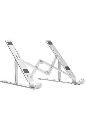 Corcoz Alüminyum Notebook Laptop Tablet Standı Katlanabilir 6 Kademeli Metal Tasarım - PH045