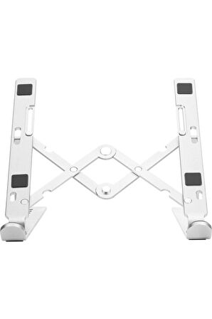 Corcoz Alüminyum Notebook Laptop Tablet Standı Katlanabilir 6 Kademeli Metal Tasarım - PH045