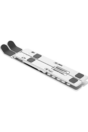 Corcoz Alüminyum Notebook Laptop Tablet Standı Katlanabilir 6 Kademeli Metal Tasarım - PH045