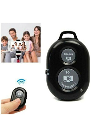 Corcoz Bluetooth Uzaktan Kumanda Pilli Tüm Telefonlara Uyumlu Video, Selfie Ve Fotoğraf Çekme - CZ75