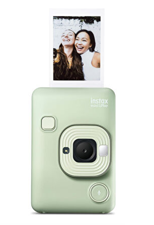 Fujifilm Instax Mini LiPlay Hybrid Matcha Green Fotoğraf Makinesi 20'li Film Seti