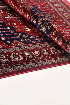 ANATOLIA HALI MALIA- Kırmızı / Lacivert - Sabit Ölçü- Oturma Odası, Salon -Kolay Temizlenebilir