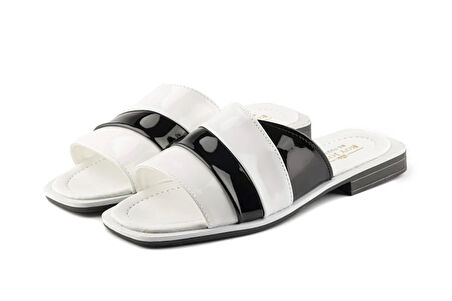 Kuşaklı Garnili Kadın Terlik Dış Mekan Ve Ev Çeyiz Günlük Rahat Ökçeli Terlik