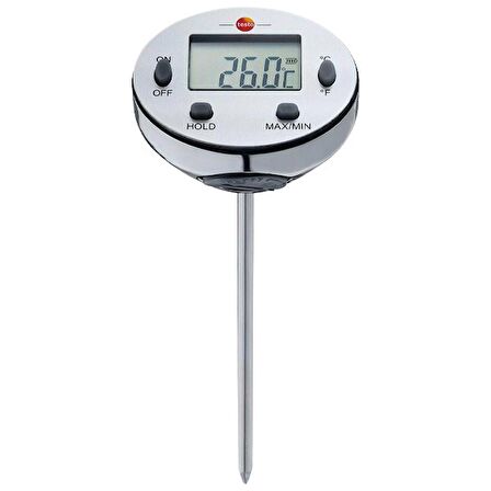 Testo Su Geçirmez Paslanmaz Mini Termometre 0560 1113