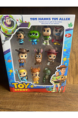 BUZZ LIGHTYEAR 9LU OYUNCAK FİGÜR TOY STORY FORKY BO BEEP ALİEN OYUNCAK HİKAYESİ FİGÜR