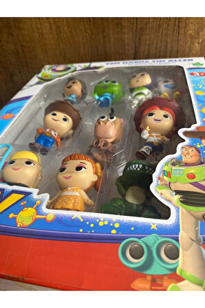 BUZZ LIGHTYEAR 9LU OYUNCAK FİGÜR TOY STORY FORKY BO BEEP ALİEN OYUNCAK HİKAYESİ FİGÜR