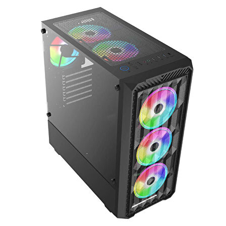 Xaser Abyss X3 i5 12400F 32GB Ram 512GB M.2 NVMe SSD 8GB RX580 256Bit Masaüstü Oyuncu Bilgisayarı