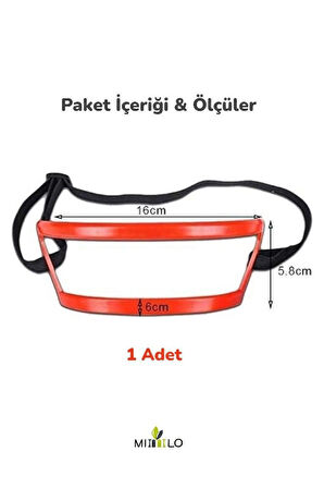 Ense Tıraşı Şablonu - Saç Kesme Kılavuzu - Evde Kolay Saç Kesimi ve Şekillendirme için Pratik Çözüm