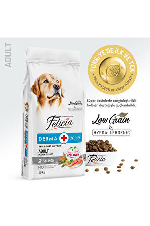 Kolajen Destekli Hipoalerjenik Somonlu Yetişkin Köpek Maması 15KG