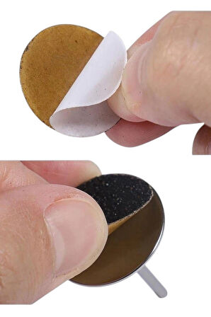 50 Adet 15 Mm Pododisk Zımparası - 240 Grit (SERTLİK) Seçenekleri- Tırnak Bakımı Zımpara