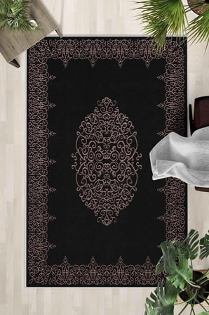 Kaymaz Taban Yıkanabilir Halı – Mutfak, Salon, Yatak Odası için Modern Dijital Baskı Halı (SLNHAL144