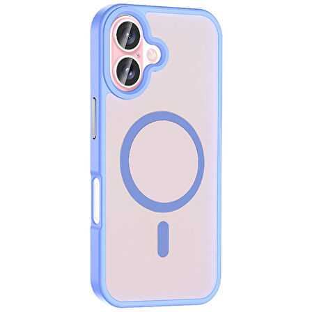 Gpack Apple iPhone 16 Kılıf Magsafeli Mat Arka Yüzey Sio Kapak