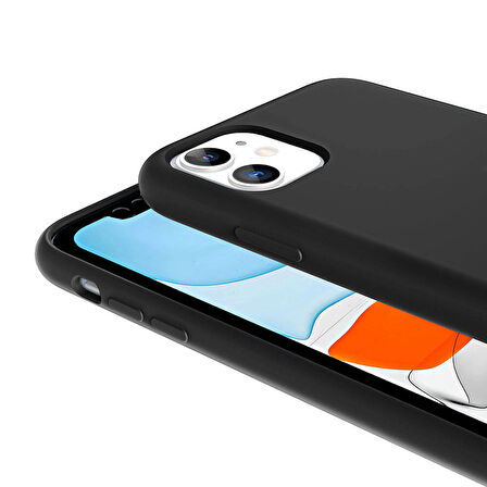 Gpack Apple iPhone 11 Kılıf Magsafeli Silinebilir Sert Silikon Kivi Kapak