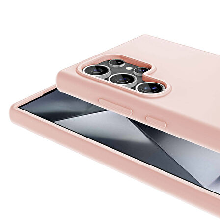 Gpack Samsung Galaxy S23 Ultra Kılıf Magsafeli Silinebilir Sert Silikon Kivi Kapak