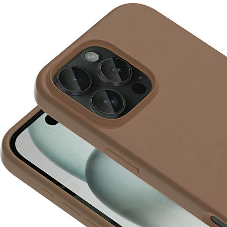 Gpack Apple iPhone 16 Pro Max Kılıf Magsafeli Silinebilir Sert Silikon Kivi Kapak