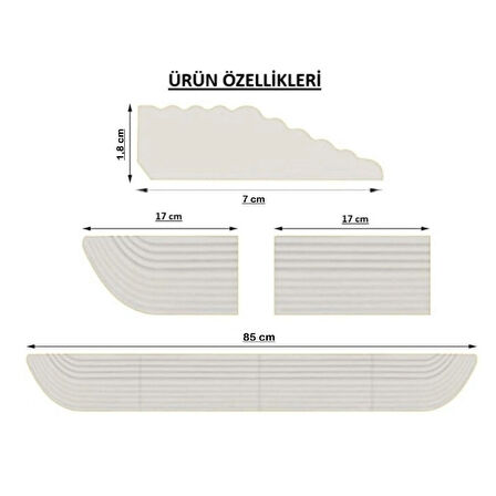 3YK.3d  1,8 cm X 85cm KAPI EŞİĞİ RAMPASI (( GRİ )) Tüm Robot Süpürge ve Tekerlekli sandalye'ler için ..