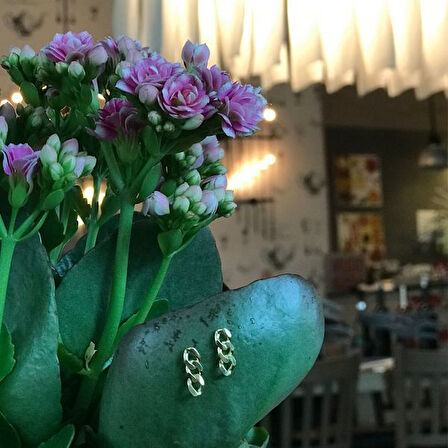 Mini Retro Chain Küpe | 8-9 Yaş