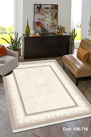 Pamuk Dokuma Taban Kaymaz Yıkanabilir Klasik Desenli  Salon Halısı Mutfak Halısı Koridor Halısı