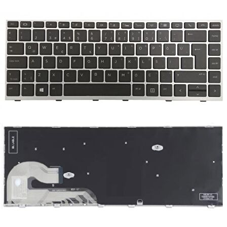 Hp L11309-001, L11309-141, L12375-001, L12375-141, L12377-001, L12377-141 Uyumlu Klavye Siyah Tr