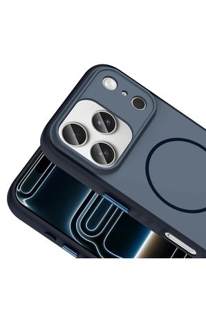 iPhone 18 Pro Max Kılıf M-safe Şarj Özellikli Şık Tasarım Zr-Tea