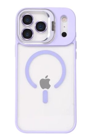 iPhone 18 Pro Max Kılıf M-Safe Şarj Özellikli Lensli Standlı Azn-Remim