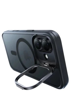 iPhone 18 Pro Max Kılıf M-Safe Şarj Özellikli Standlı Premium Azn-EsrClassic