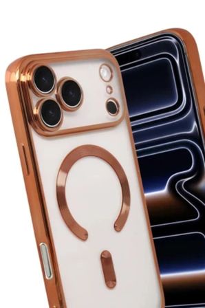 iPhone 18 Pro Max Kılıf M-Safe Şarj Özellikli Azn-Kross