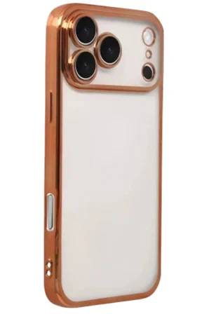 iPhone 18 Pro Max Kılıf Silikon Lazer Lensli Kamera Korumalı Azn-Rzr