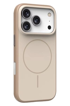 Apple iPhone 18 Pro Max Kılıf M-safe Şarj Özellikli Parlayan Simli Zr-Neva