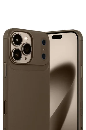 Apple iPhone 18 Pro Max Kılıf Karbon Görünümlü Silikon Azn-Carbon