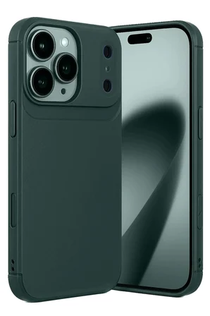 Apple iPhone 18 Pro Max Kılıf Karbon Görünümlü Silikon Azn-Carbon