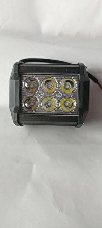 YENİLZD  Off Road Sis Gündüz Farı 18W 6LED Lambası Projektör Beyaz Işık SİS LEDİ