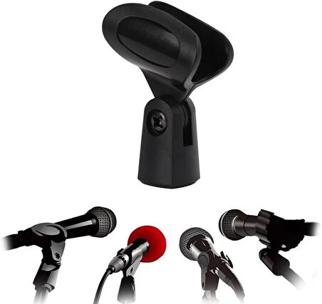 Microcase 180 Derece Ayarlanabilir Universal Mikrofon Tutucu Parça AL4621 SİYAH