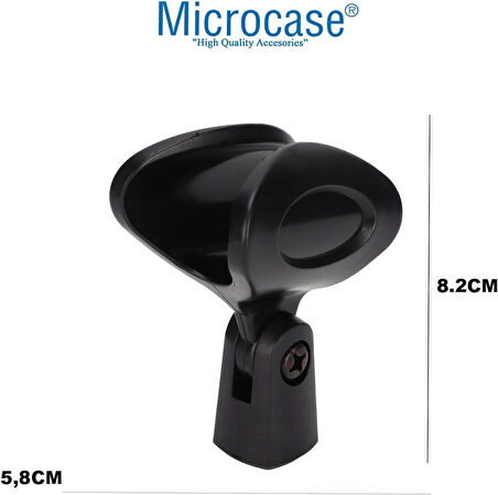 Microcase 180 Derece Ayarlanabilir Universal Mikrofon Tutucu Parça AL4621 SİYAH