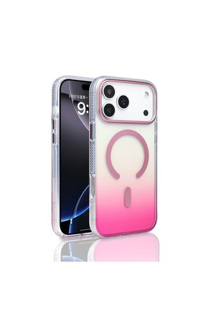 Apple iPhone 18 Pro Max Kılıf M-safe Şarj Özellikli Transparan Renk Geçişli Zr-Toros